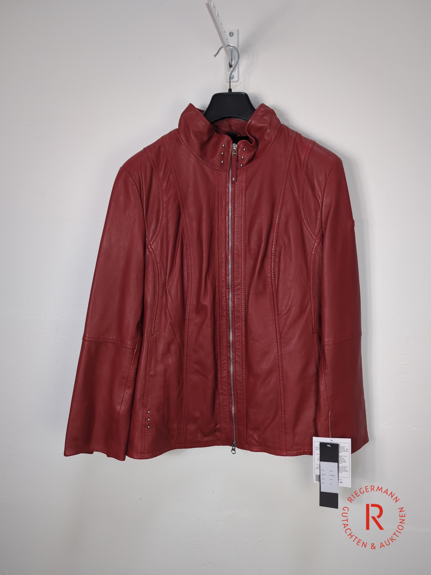 DAMEN LEDERJACKE GRÖSSE 48